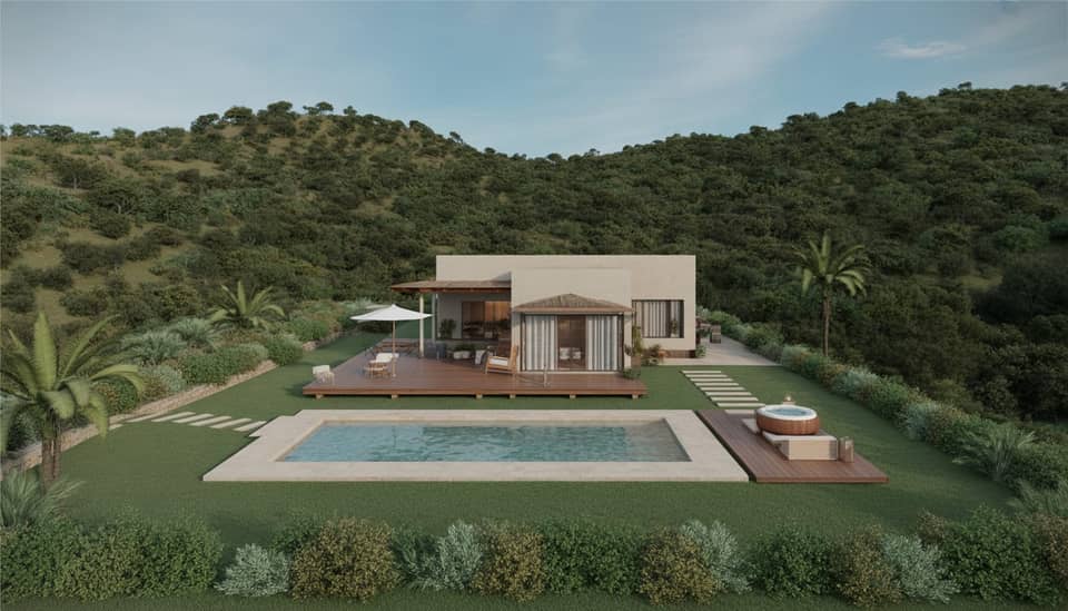 Vista da Carícia do Vento Pousada Boutique em Monte Verde com natureza e área privativa ampla