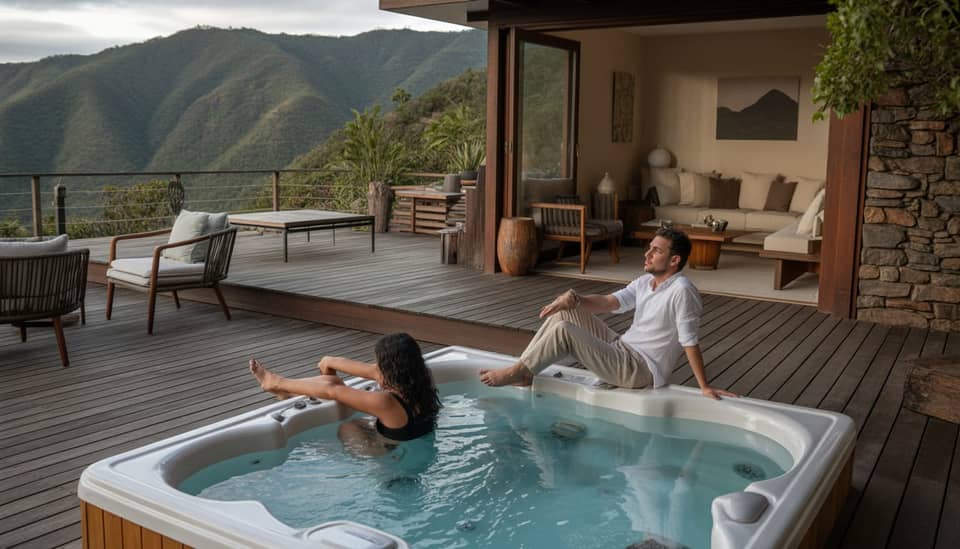 Vista das montanhas da Serra da Mantiqueira a partir da Carícia do Vento Pousada Boutique em Monte Verde