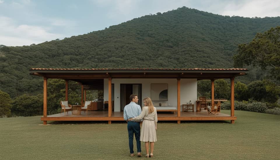 Chalés externos da Carícia do Vento Pousada Boutique em Monte Verde com vista para a natureza e atmosfera silenciosa